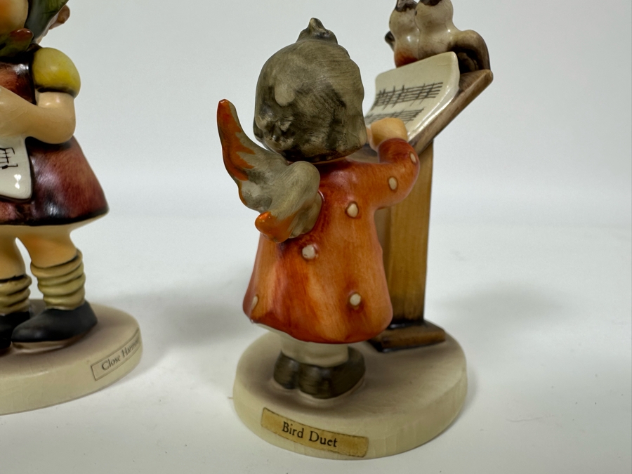 Lot of Vintage German Hummels including 'Close Harmony' and 'Bird Duet' Figurines 5.25 and 4H [Photo 6]
