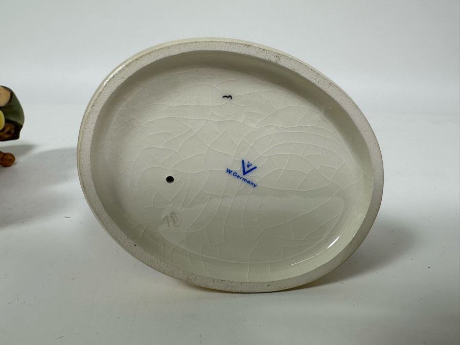 Lot of Vintage German Hummels including 'Close Harmony' and 'Bird Duet' Figurines 5.25 and 4H [Photo 13]