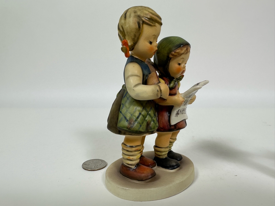 Lot of Vintage German Hummels including 'Close Harmony' and 'Bird Duet' Figurines 5.25 and 4H [Photo 12]