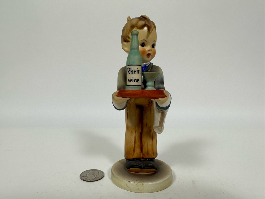 Vintage German Hummel 'Waiter' Figurine 6H [Photo 4]