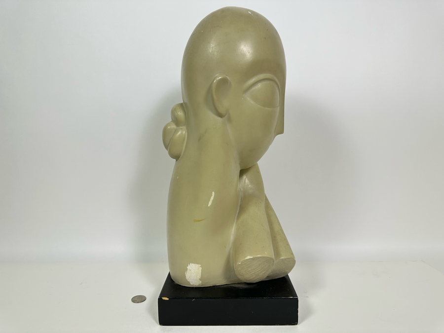 Constantin Brancusi Mademoiselle Pogany Plaster Repro By Austin Productions 1961 19H [Photo 8]