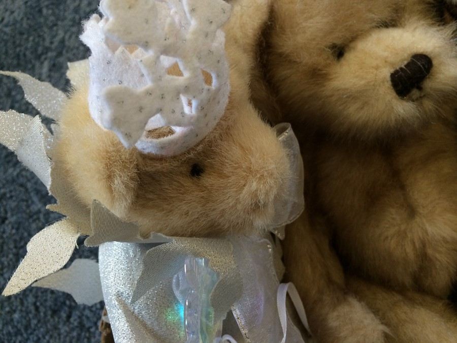 Toy Bear Lot - One Large Vintage Bear with Button Eyes [Photo 8]