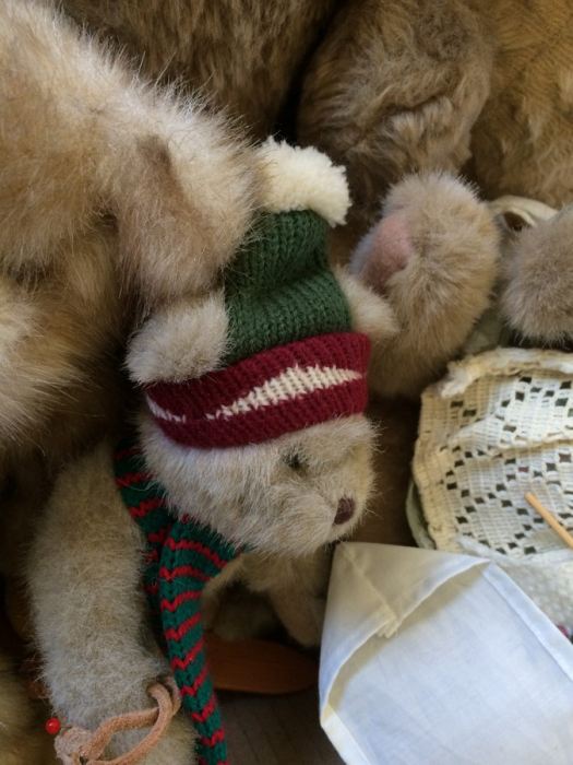 Toy Bear Lot - One Large Vintage Bear with Button Eyes [Photo 6]