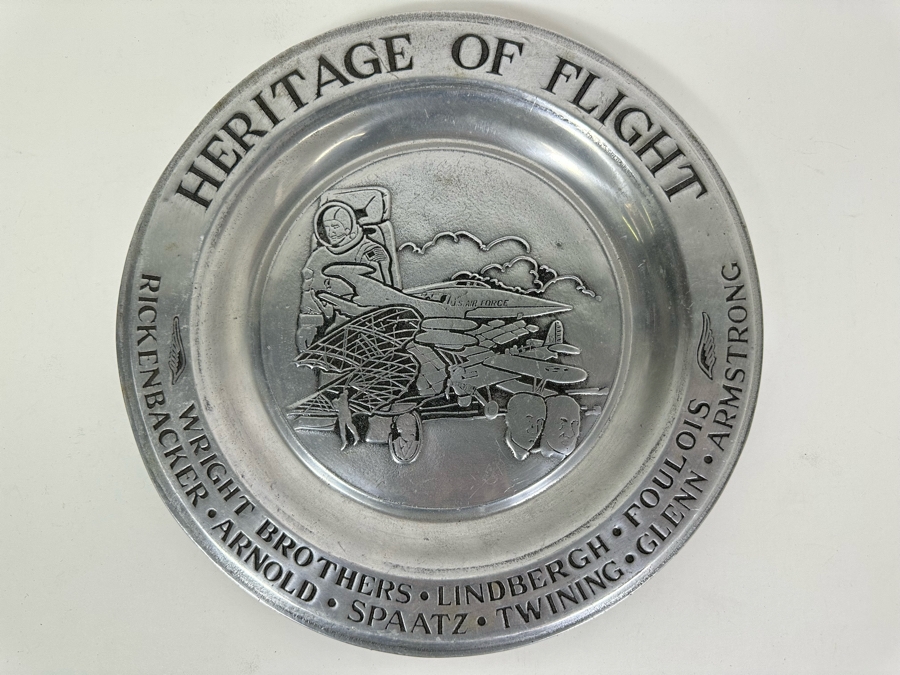 Vintage RWP Wilton Columbia PA Heritage Of Flight Plate 11W [Photo 2]