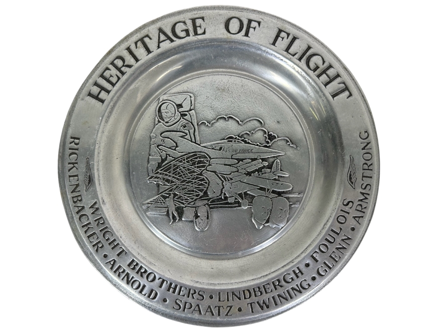 Vintage RWP Wilton Columbia PA Heritage Of Flight Plate 11W
