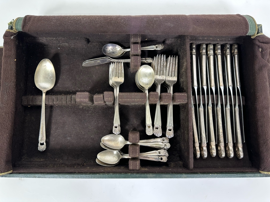 Rogers Bros Silverplate Flatware Set 'Eternally Yours' Apx Service For 8 [Photo 3]