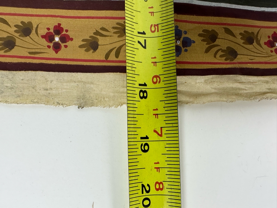 Original Vintage Indian Paintings On Silk 46.5W X 18H [Photo 10]