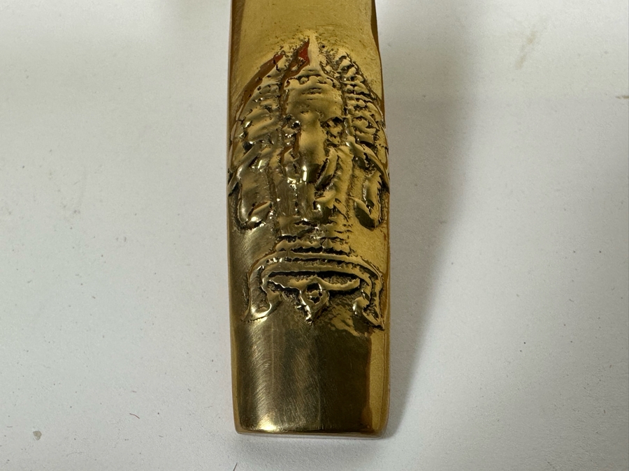 Huge Set Of Thailand Brass Bronze Flatware All New / Sealed Except Ones Shown In Photos With Wooden Storage Box - 122 Pieces 18.5W X 18D X 4H [Photo 9]