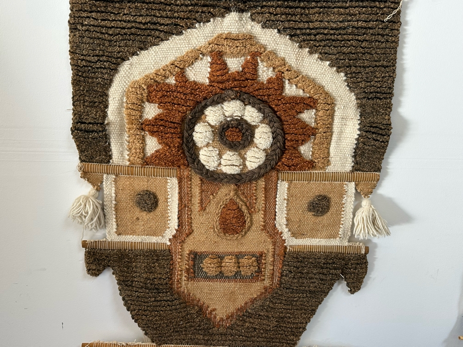 Vintage Don Freedman Style Woven Wall Hanging 31W X 54H [Photo 5]