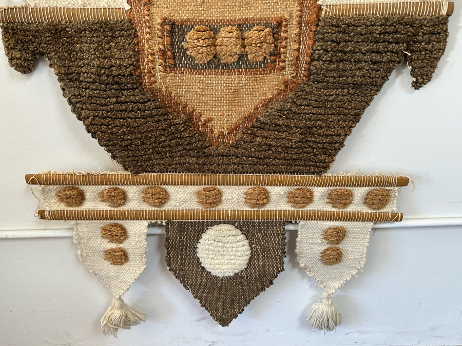 Vintage Don Freedman Style Woven Wall Hanging 31W X 54H [Photo 6]