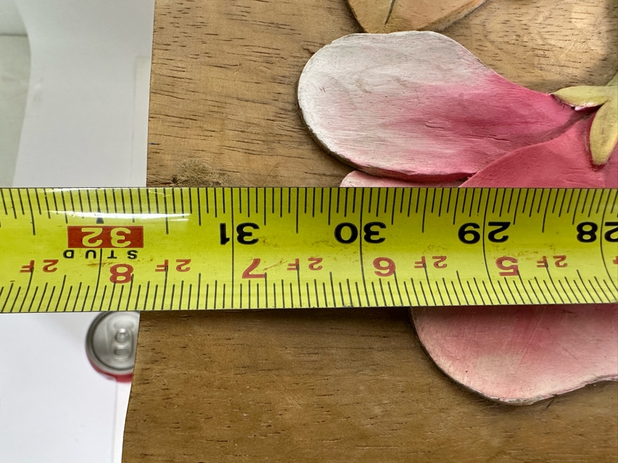 Vintage Indonesian Relief Carved Wooden Trunk 32W X 16D X 15H With Matching Mirror 13 X 24 [Photo 13]