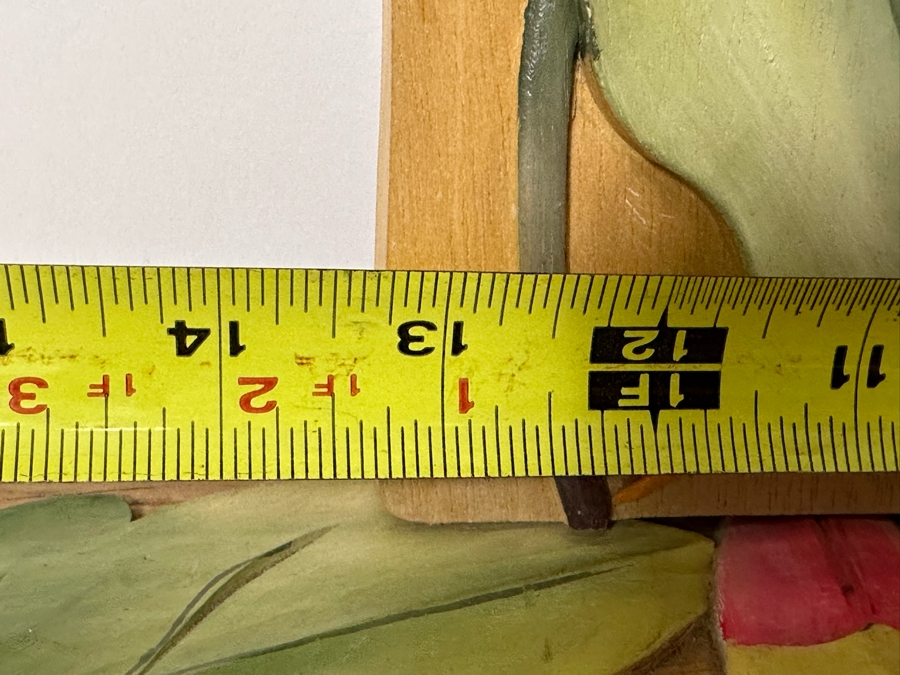 Vintage Indonesian Relief Carved Wooden Trunk 32W X 16D X 15H With Matching Mirror 13 X 24 [Photo 5]