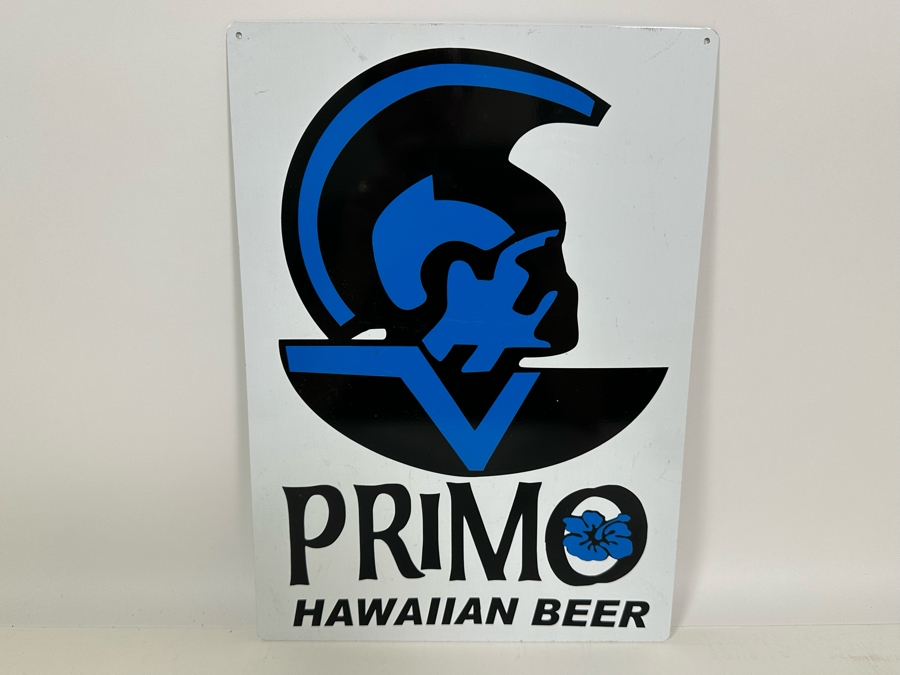 Vintage Primo Hawaiian Beer Sign 10w x 13.5H [Photo 3]