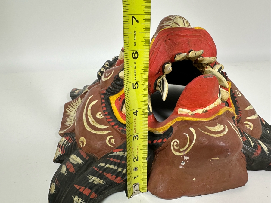 Handmade Indonesian Wood Mask 13W x 12H x 7D [Photo 8]
