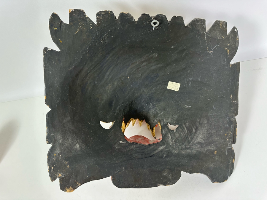 Handmade Indonesian Wood Mask 13W x 12H x 7D [Photo 9]