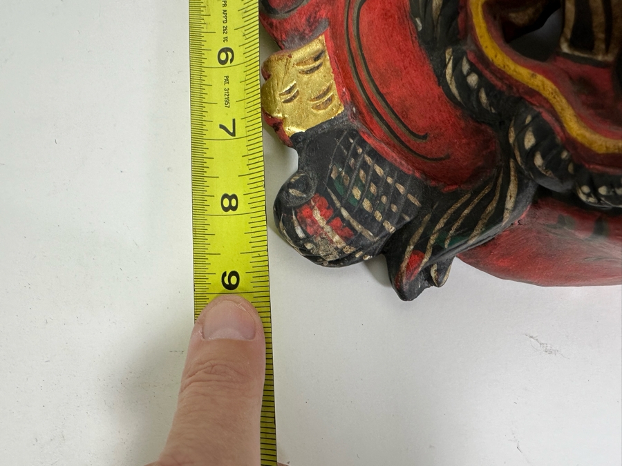 Handmade Indonesian Wood Mask 11W x 9H x 6D [Photo 7]