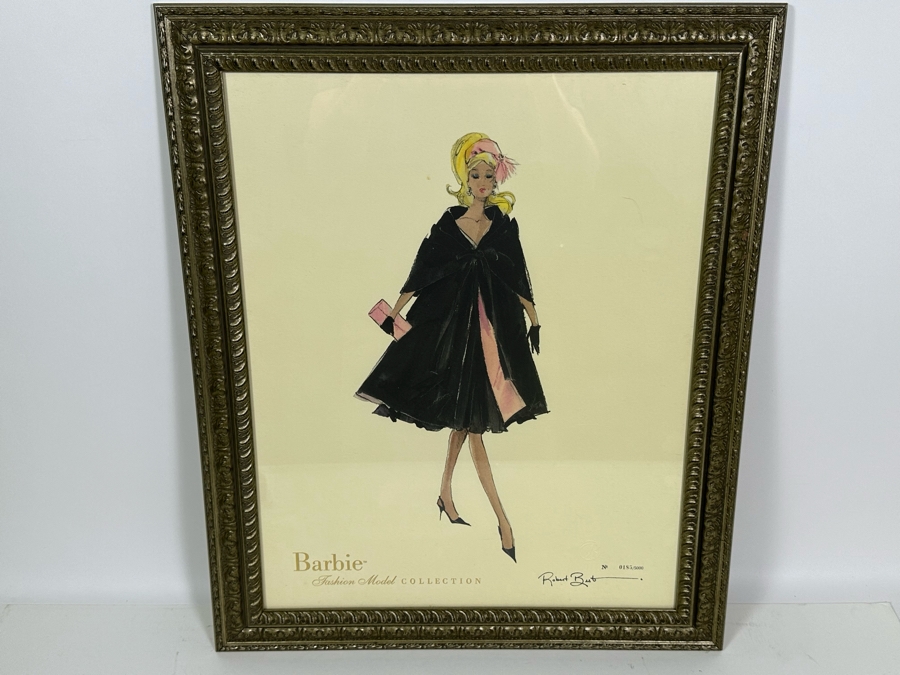 Barbie Fashion Model Collection Limited Edition Prints by Robert Best. Set of Four Including 'Lisette', 'In the Pink', 'Delphine' and 'Midnight Mischief'  [Photo 25]