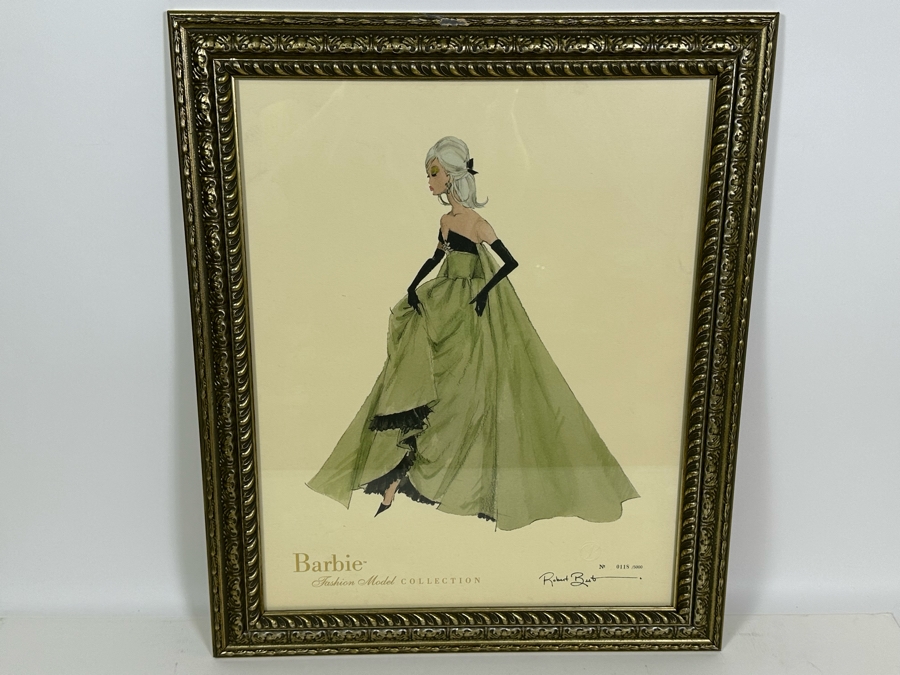 Barbie Fashion Model Collection Limited Edition Prints by Robert Best. Set of Four Including 'Lisette', 'In the Pink', 'Delphine' and 'Midnight Mischief'  [Photo 6]