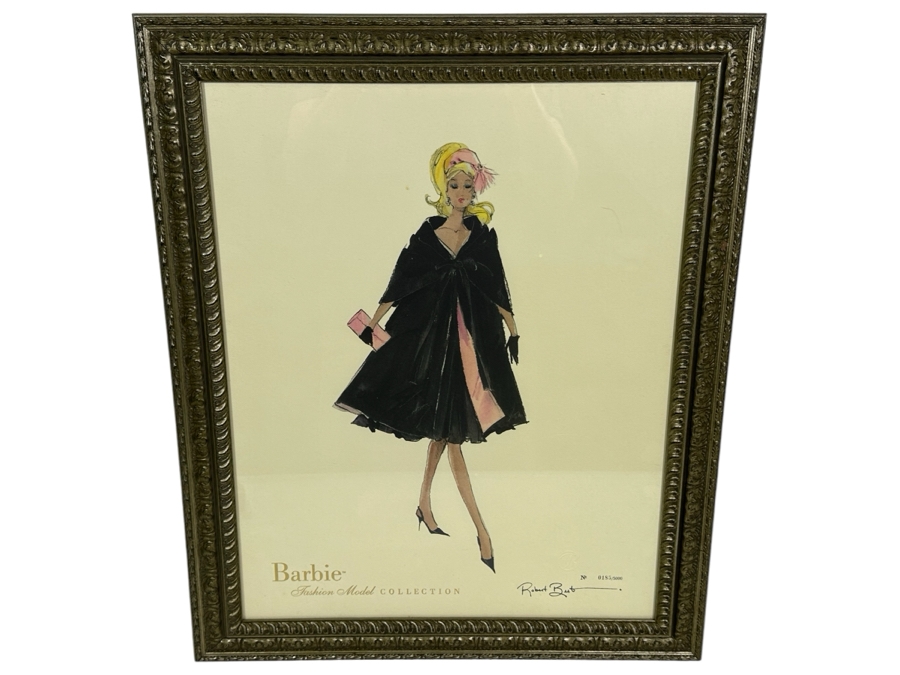 Barbie Fashion Model Collection Limited Edition Prints by Robert Best. Set of Four Including 'Lisette', 'In the Pink', 'Delphine' and 'Midnight Mischief'  [Photo 5]