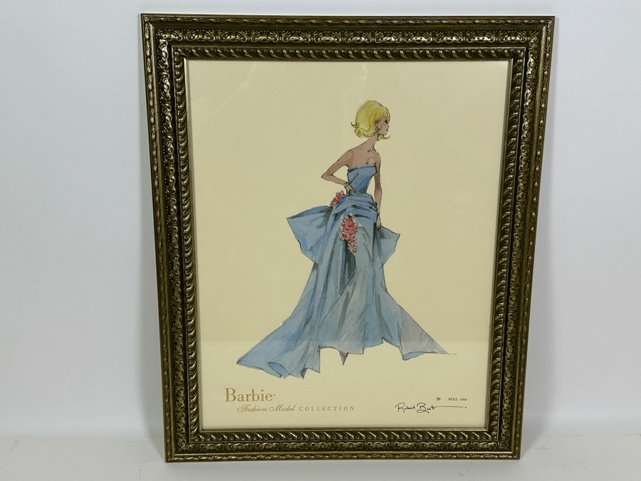 Barbie Fashion Model Collection Limited Edition Prints by Robert Best. Set of Four Including 'Lisette', 'In the Pink', 'Delphine' and 'Midnight Mischief'  [Photo 13]