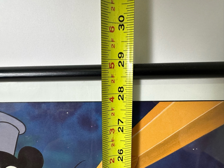 Vintage 1986 The Walt Disney Company Mickey Mouse Poster Framed 23 X 29 [Photo 11]