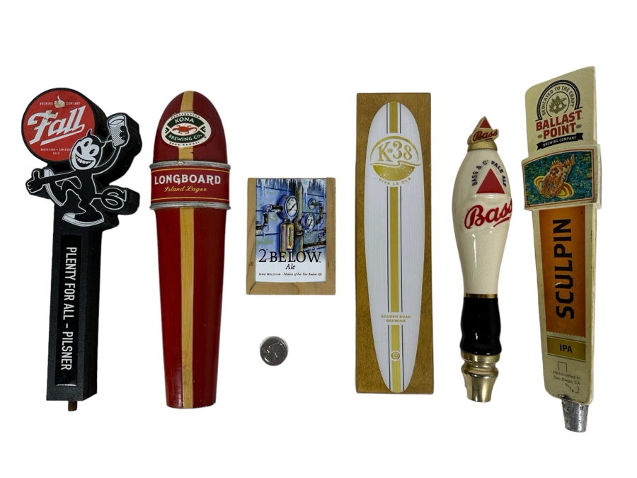 Collection Of Beer Tap Pulls
