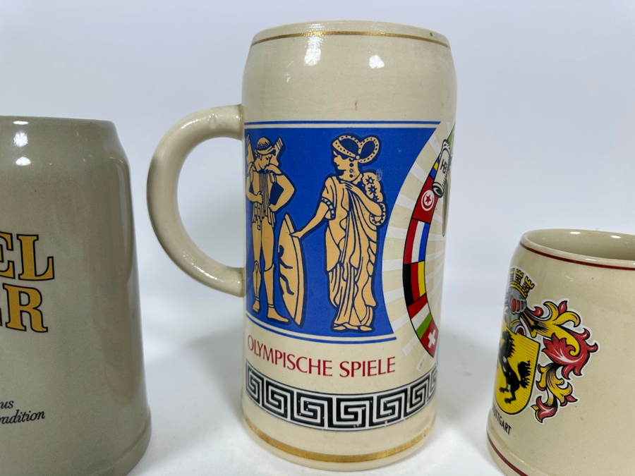 Collection Of Vintage German Beer Drinking Mugs [Photo 10]