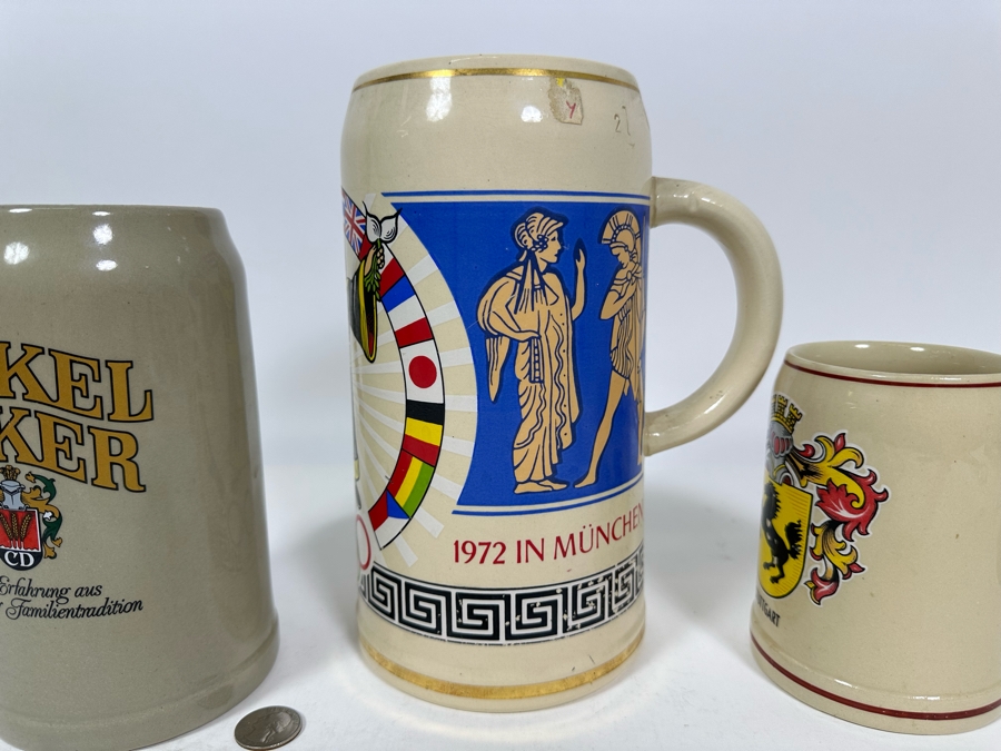 Collection Of Vintage German Beer Drinking Mugs [Photo 7]