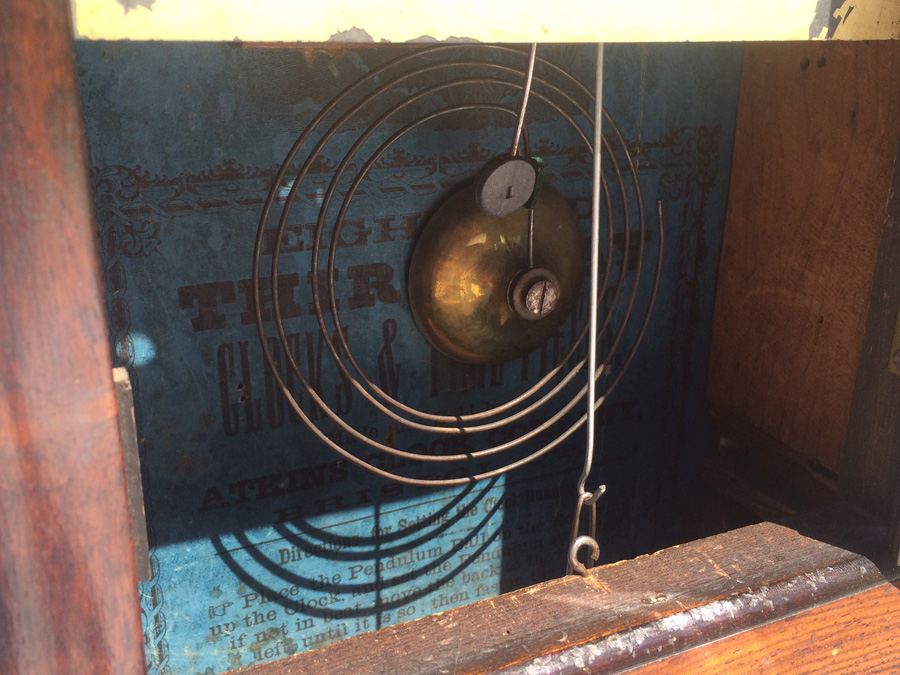 Mantel Shelf Clock by the Atkins Clock Company [Photo 5]