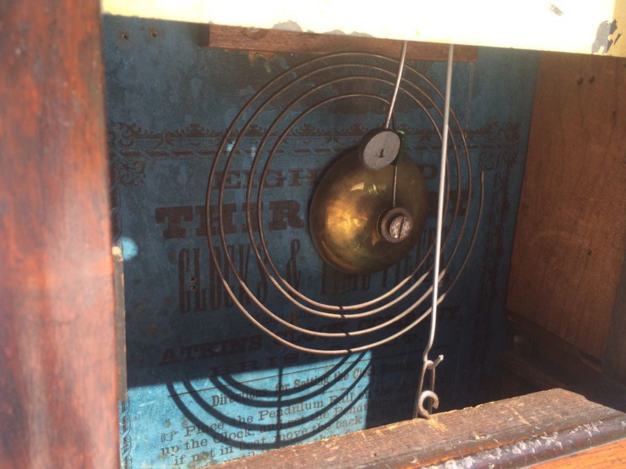 Mantel Shelf Clock by the Atkins Clock Company [Photo 7]