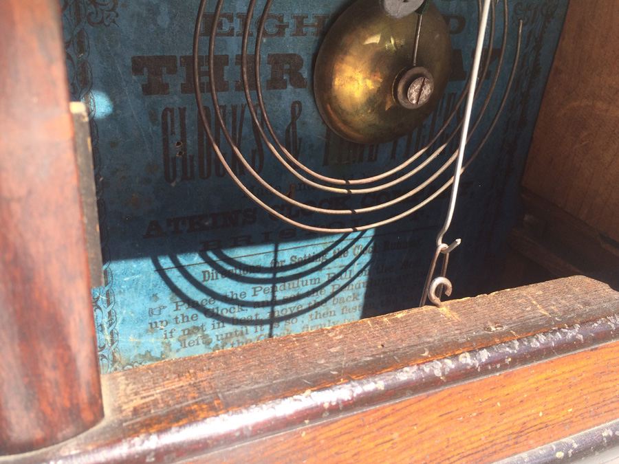 Mantel Shelf Clock by the Atkins Clock Company [Photo 9]