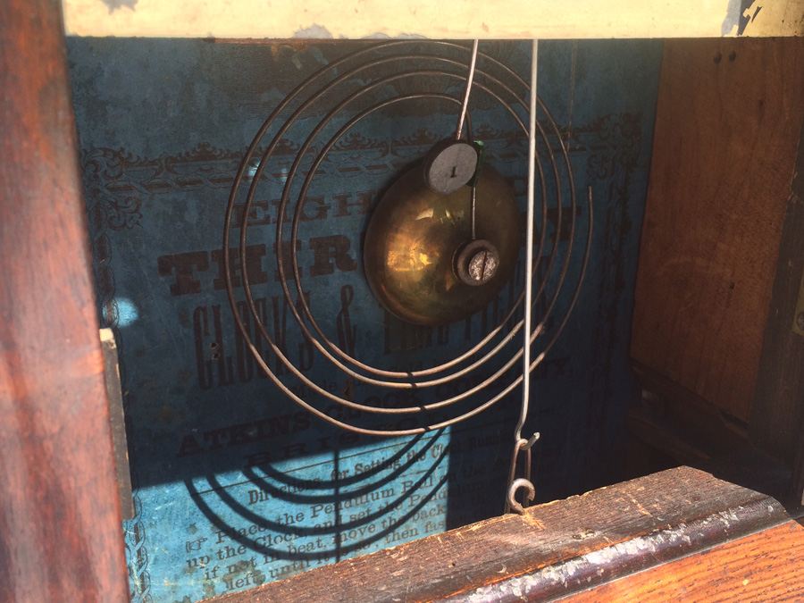 Mantel Shelf Clock by the Atkins Clock Company [Photo 6]