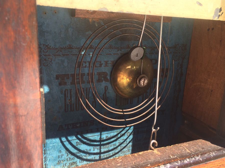 Mantel Shelf Clock by the Atkins Clock Company [Photo 8]