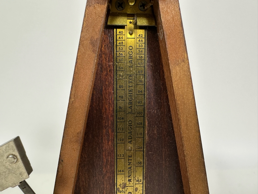 Vintage Seth Thomas Working Wooden Metronome 5010 [Photo 9]