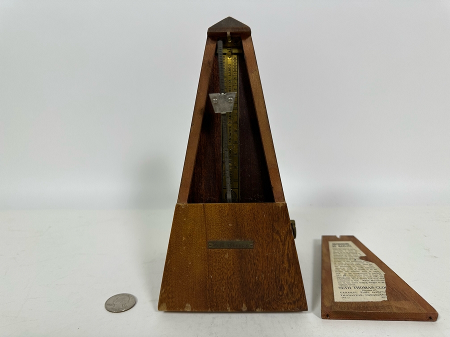 Vintage Seth Thomas Working Wooden Metronome 5010 [Photo 4]