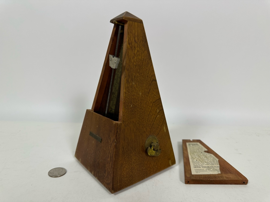 Vintage Seth Thomas Working Wooden Metronome 5010 [Photo 10]