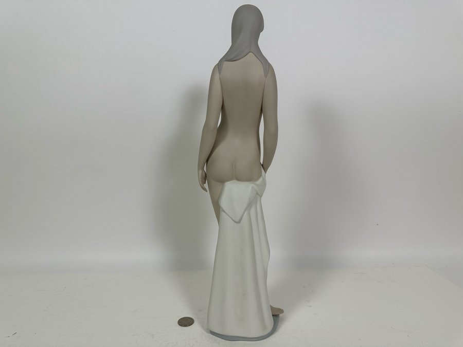 Large Vintage Lladro Bisque Porcelain Figurine 'Nude' Retired 1985 18.5H [Photo 13]