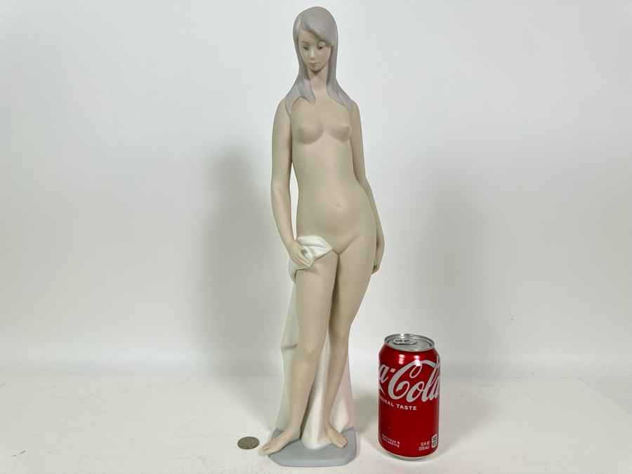 Large Vintage Lladro Bisque Porcelain Figurine 'Nude' Retired 1985 18.5H [Photo 3]