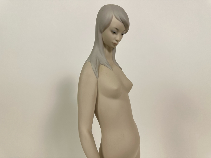 Large Vintage Lladro Bisque Porcelain Figurine 'Nude' Retired 1985 18.5H [Photo 12]