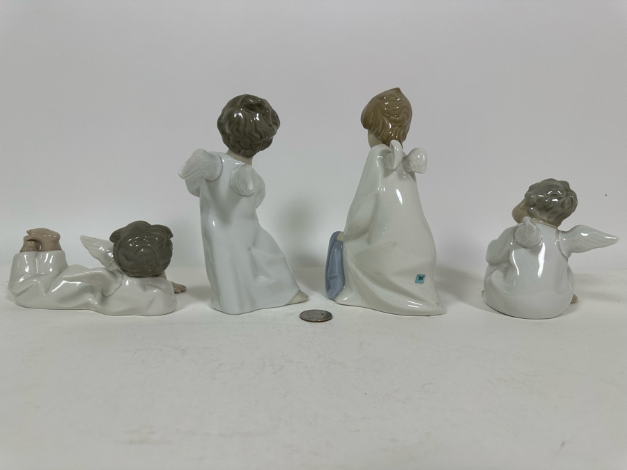Collection Of Four Lladro Angel Figurines [Photo 9]