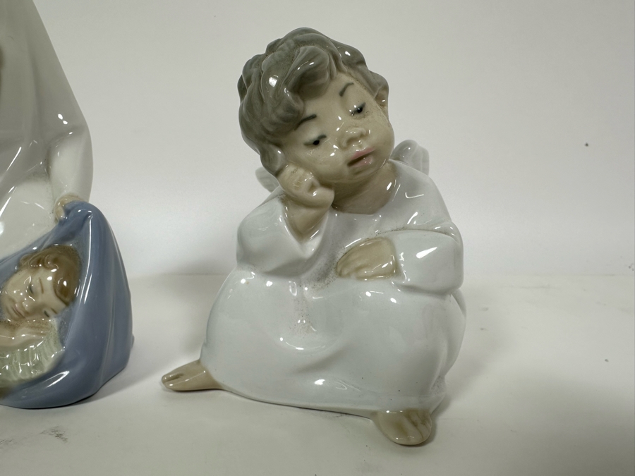 Collection Of Four Lladro Angel Figurines [Photo 6]