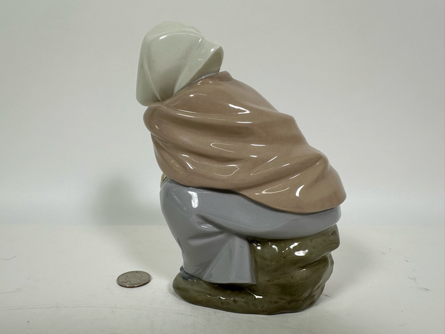 Vintage Nao By Lladro Figurine Sleeping Girl With Duck 6.5H [Photo 5]