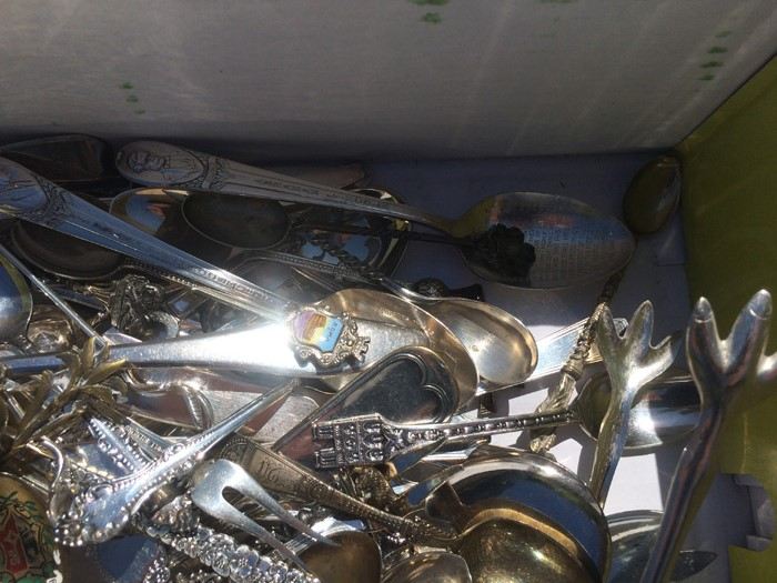 Silver Silverplate Spoons - Tourist Spoons Lot (Some Sterling) [Photo 3]