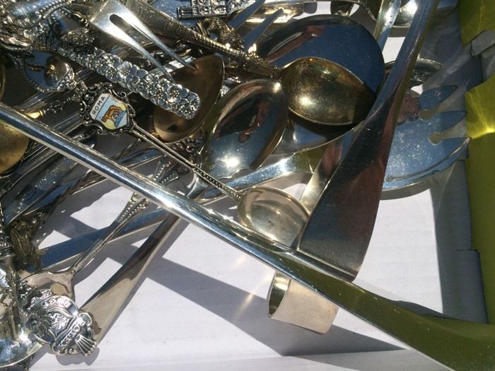 Silver Silverplate Spoons - Tourist Spoons Lot (Some Sterling) [Photo 4]