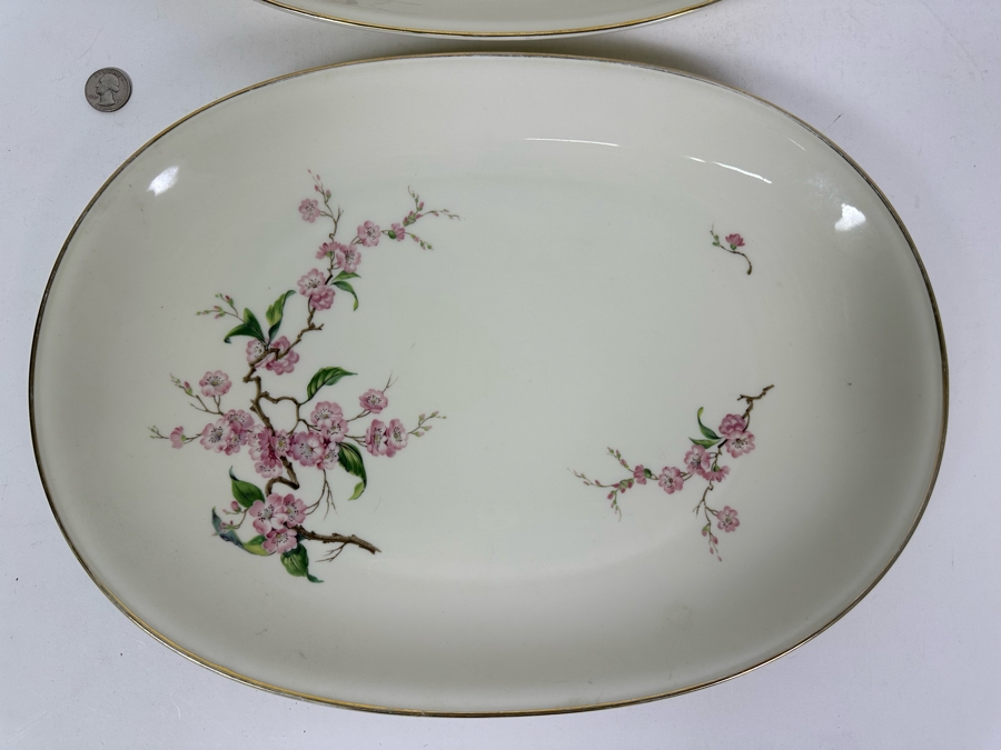 Pair Of Bavaria Germany Platters H & Co Heinrich Standard Pattern For U.S. Air Force 16 X 12 [Photo 4]