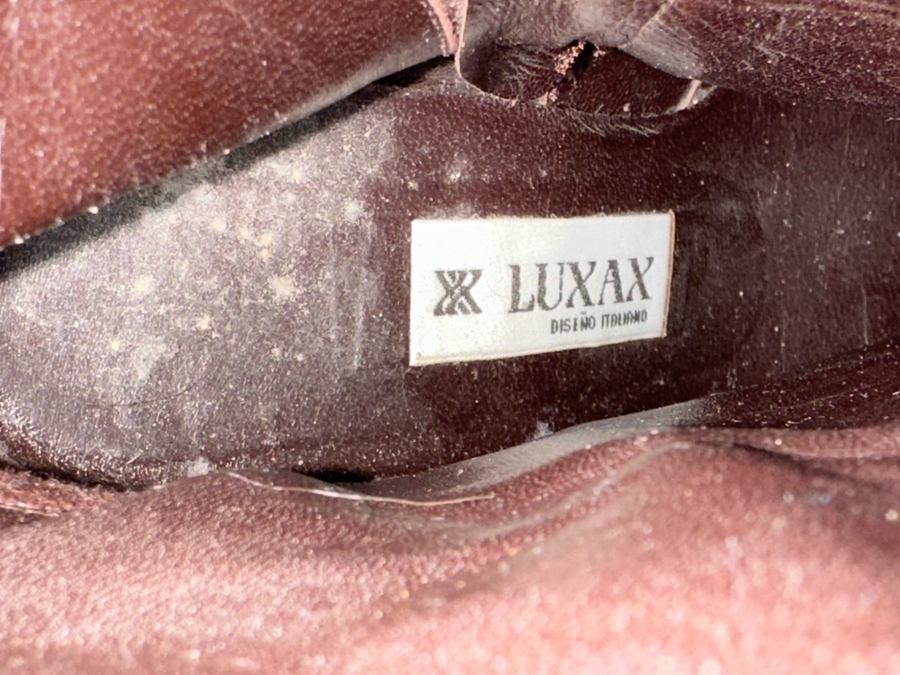 Snakeskin Boots By Luxax Italy Size 35 [Photo 7]