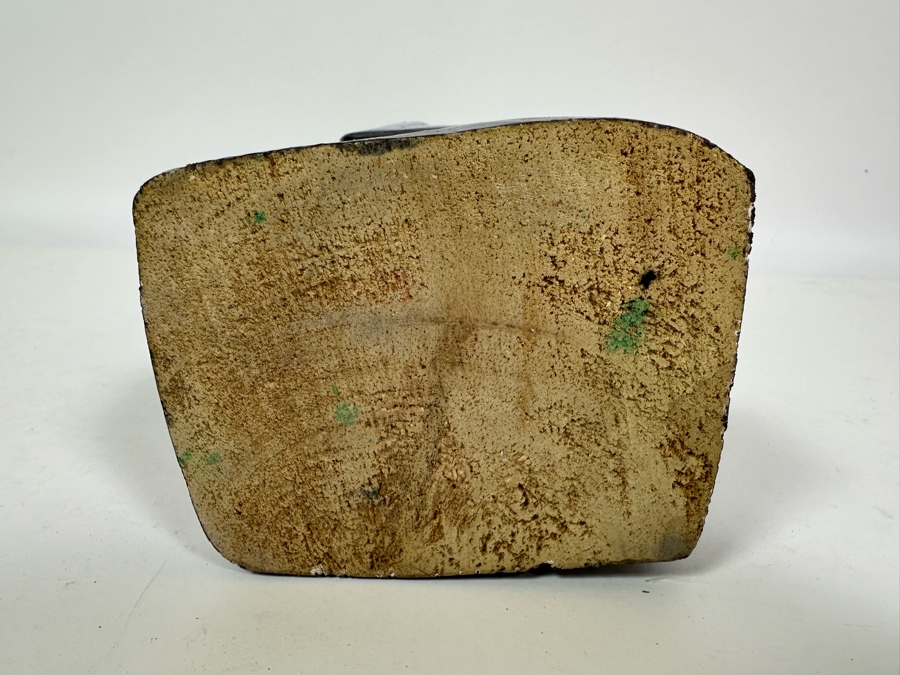 Hand Painted Wooden Frog Sculpture 14H [Photo 8]