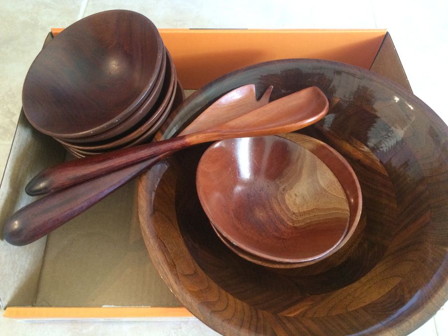 Wooden Bowl Lot [Photo 2]
