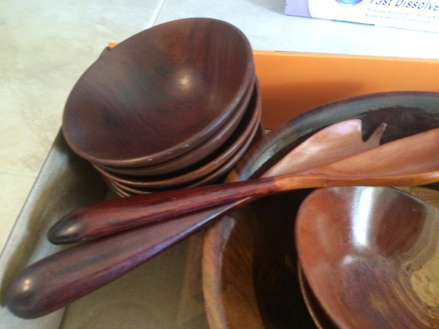 Wooden Bowl Lot [Photo 4]