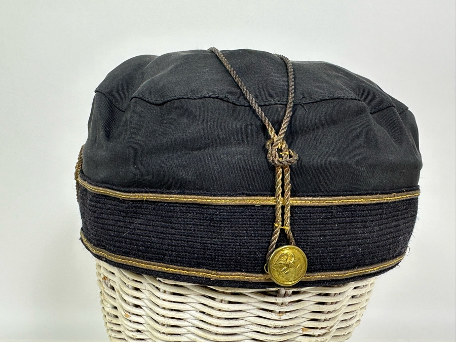 Vintage Masonic 32nd Degree Scottish Rite Cap With Two Headed Eagle Size 6 1/2 [Photo 9]